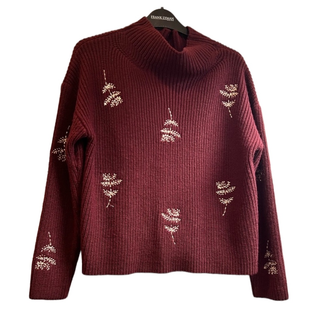 Boutique embroidered sweater